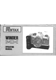 Pentax MX manual. Camera Instructions.